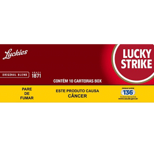LUCKY STRIKE ORIGINAL BLEND PCT C/10 CARTEIRA