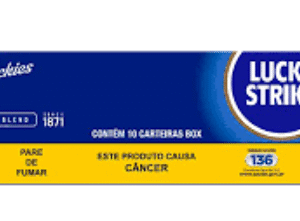 LUCKY STRIKE BLUE BLEND BOX PCT C/10 CARTEIRA